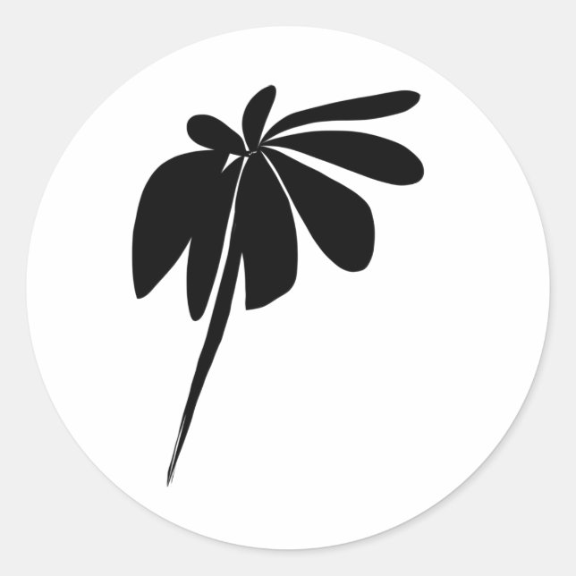 Botanischer Aufkleber (Vorderseite)
