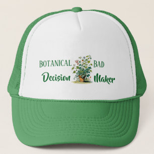 Botanischer Bad Decision Maker Truckerkappe