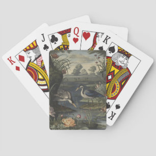 Botanischer Blaucrane Vintage Heritage Spielkarten