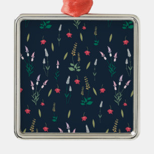Botanischer Blume Ornament Aus Metall