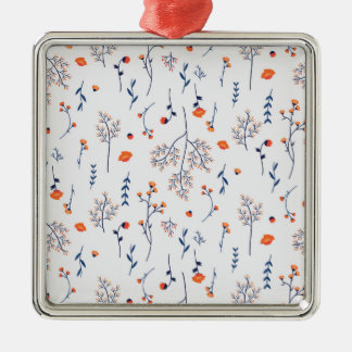 Botanischer Blume Ornament Aus Metall