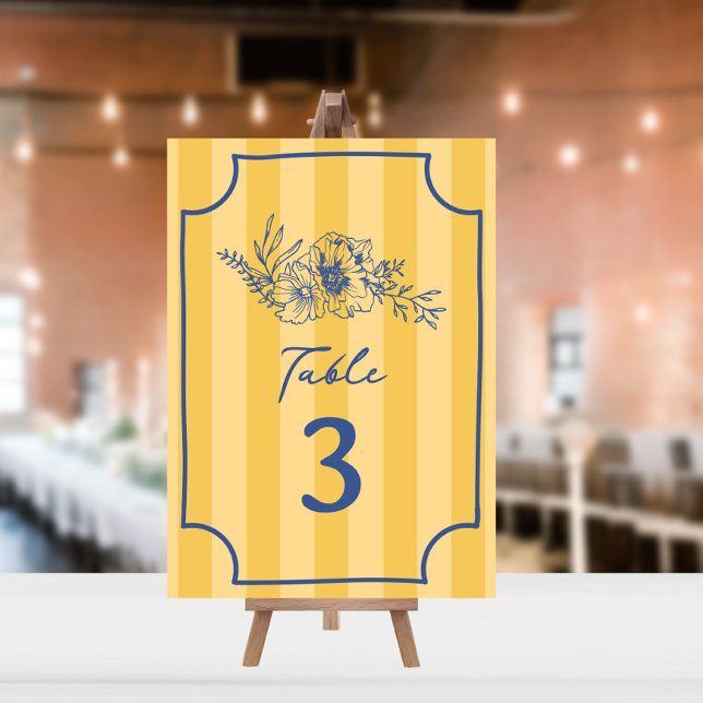 Botanischer Blumengelb Einladung (Von Creator hochgeladen)