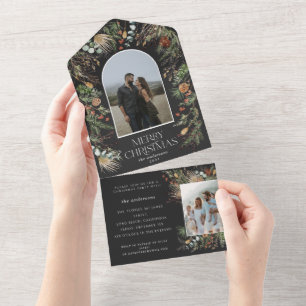 Botanischer Blumenzauber aus Foto All In One Einladung