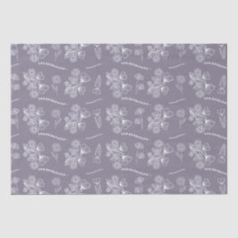 Botanischer Bohemischer Lavendel Seidenpapier