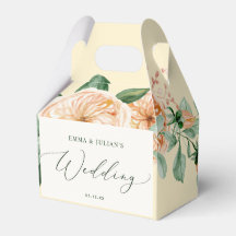 Botanischer Boho Greenery Blumengelbe Hochzeit