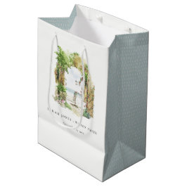 Botanischer Botanischer Arch Sand Beach Seascape W Mittlere Geschenktüte