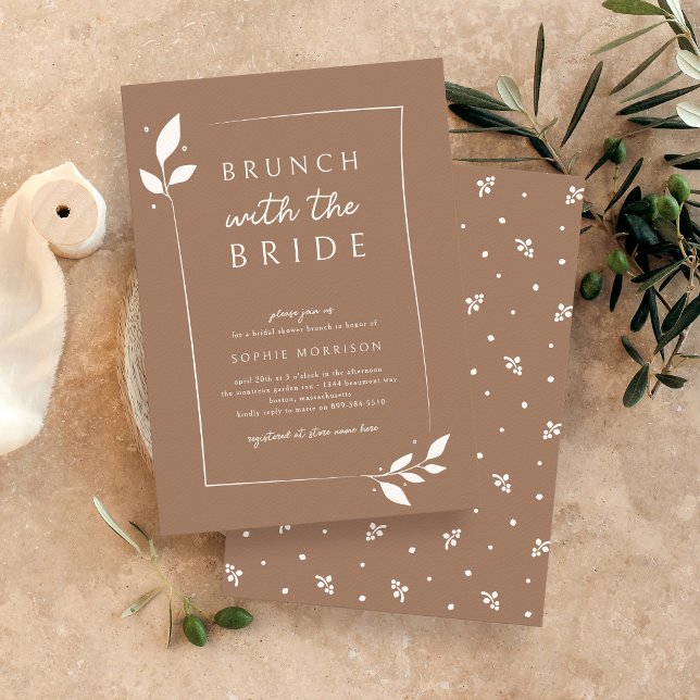 Botanischer Brunch mit Bride-Brautparty Einladung (Von Creator hochgeladen)
