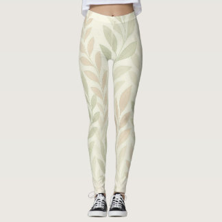 Botanischer Drift – Sanfte Naturinspirierte Leggin Leggings