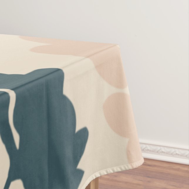 Botanischer Fall Blume und Blätter Muster Tischdecke (Beispiel)