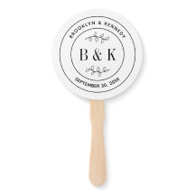 Botanischer floraler Fun Monogram Wedelname