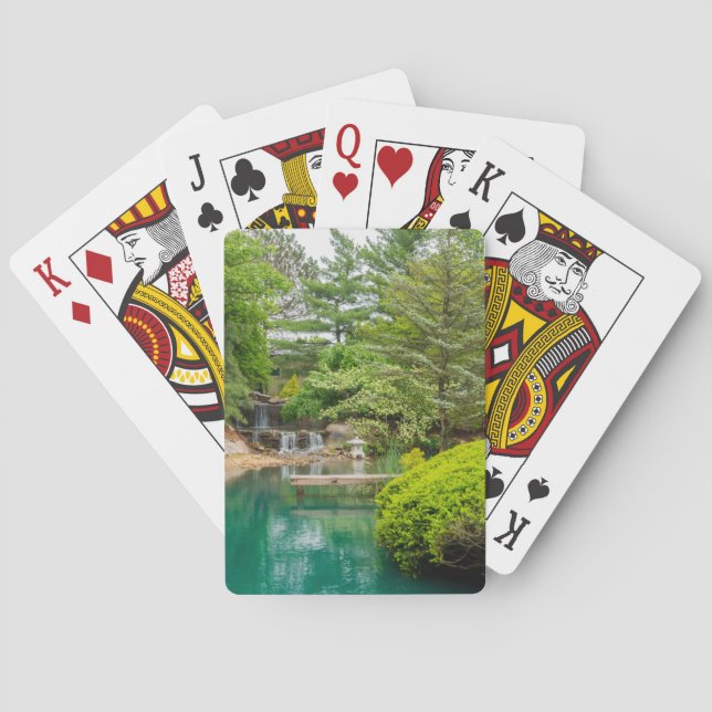 Botanischer Frühling Spielkarten (Rückseite)