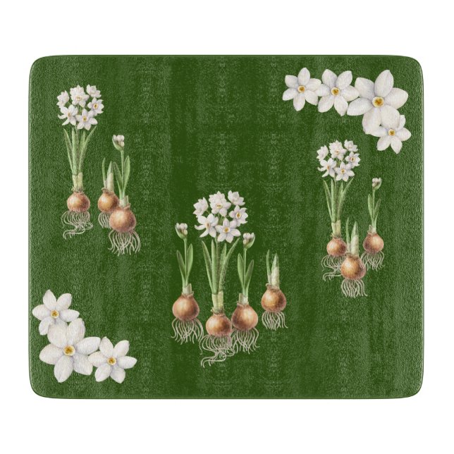 Botanischer Frühlingshauptleiter Schneidebrett (Vorderseite)
