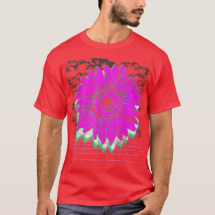 Botanischer Garten Blume Retro Art 90s Vaporwave S T-Shirt