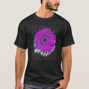 Botanischer Garten Blumen Retro 90er Vaporwave Son T-Shirt