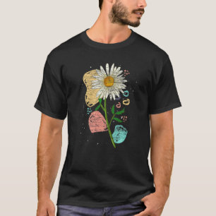 Botanischer Garten Botanik Blume Blüte Farbige Da T-Shirt