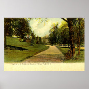 Botanischer Garten, Bronx New York 1905 Vintag Poster