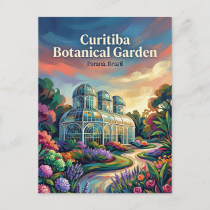 Botanischer Garten Curitiba Brasilien Postkarte