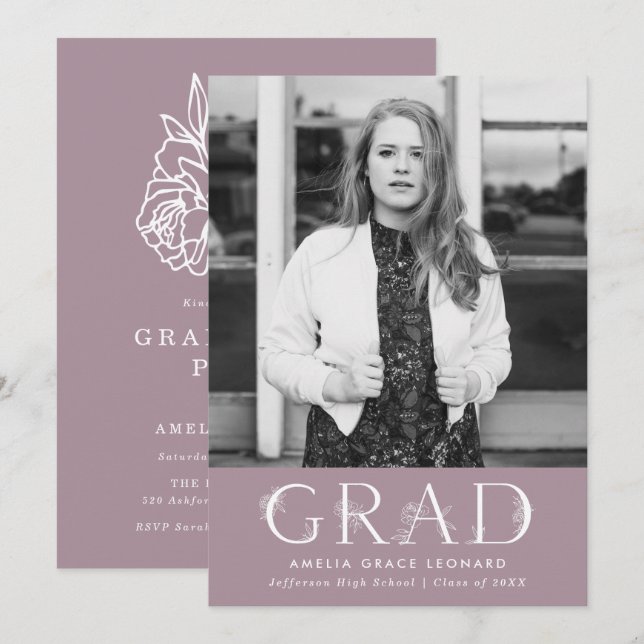 Botanischer Garten | Einladung der Graduiertengrup (Vorne/Hinten)