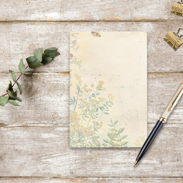 Botanischer Garten im Vintage-Stil Post-it Klebezettel