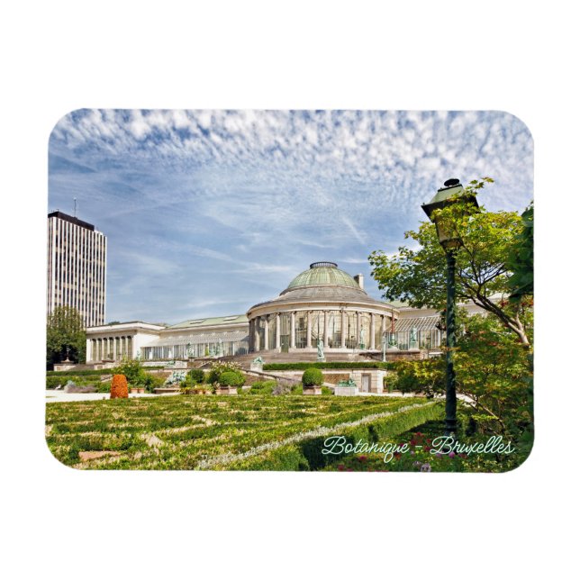 Botanischer Garten in Brüssel Magnet (Horizontal)
