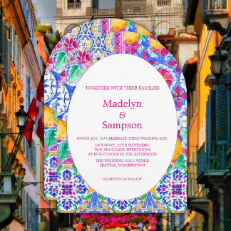 Botanischer Garten mit gelbem Zitronengarten Einla Einladung