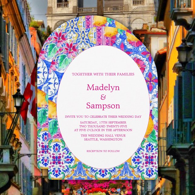 Botanischer Garten mit gelbem Zitronengarten Einla Einladung (Von Creator hochgeladen)