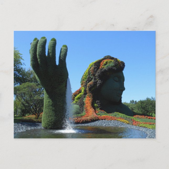 Botanischer Garten Montreal Postkarte (Vorderseite)