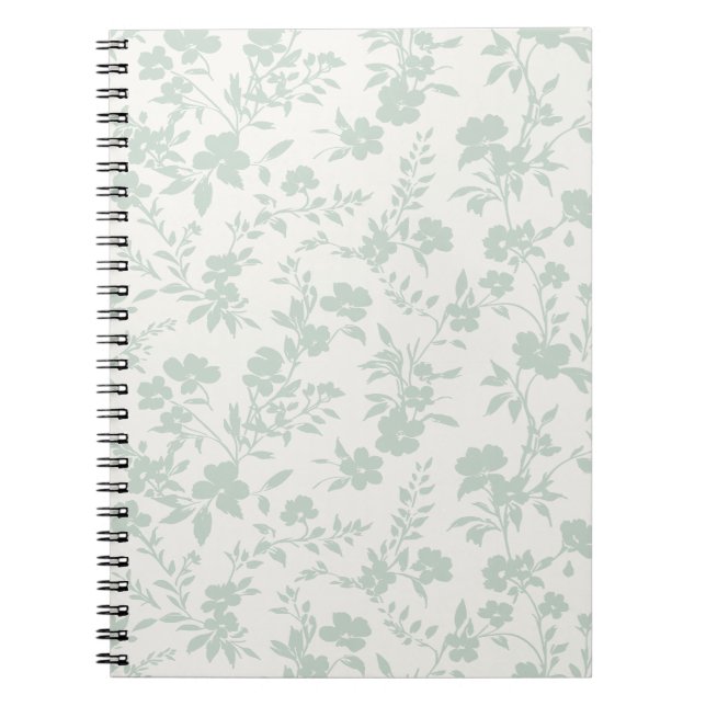 Botanischer Garten Mutes Sage - Neutral Notizblock (Vorderseite)