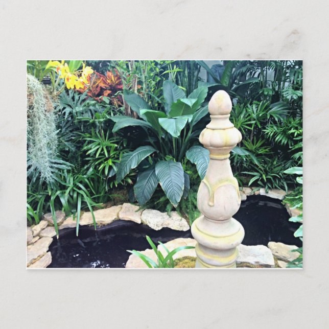 Botanischer Garten Naturschönheiten Paradies für K Postkarte (Vorderseite)