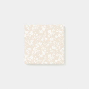 Botanischer Garten Neutral - Weiches Leinen Post-it Klebezettel