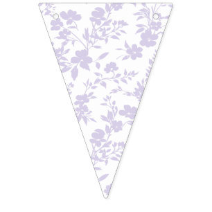 Botanischer Garten Staubiger Lavendel - Neutral Wimpelkette