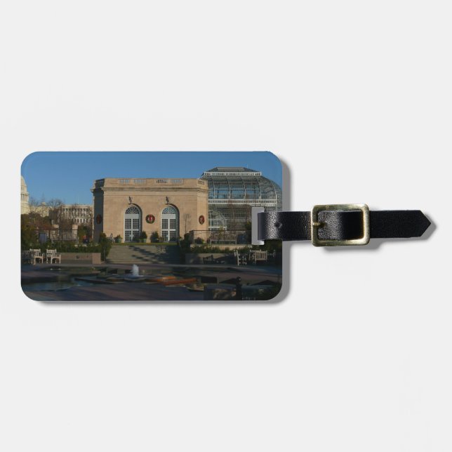 Botanischer Garten zu Weihnachten in Washington DC Gepäckanhänger (Vorderseite horizontal)