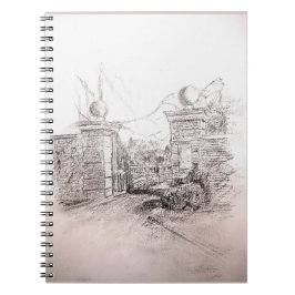Botanischer GartenNotenbuch Notizblock