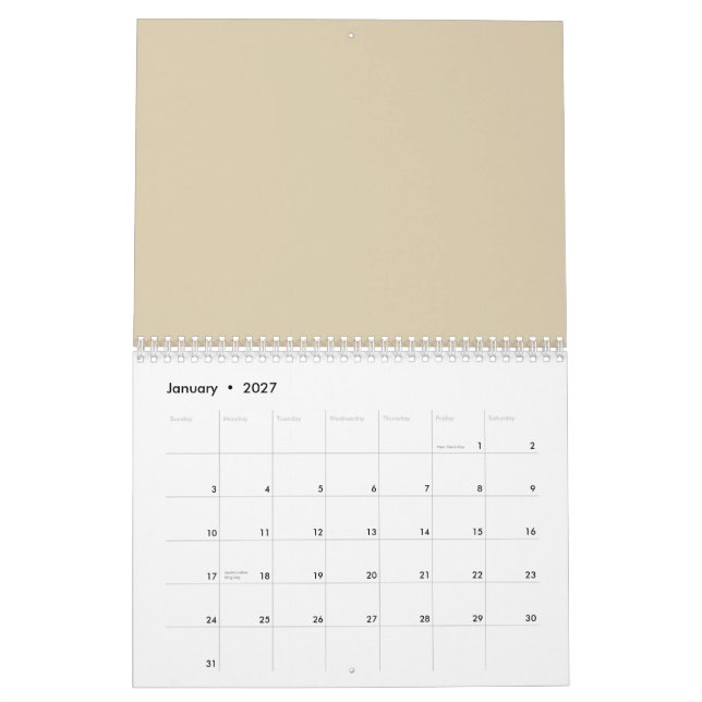 Botanischer Genuss Kalender (Jan 2027)