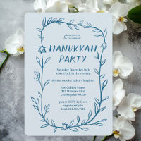 Botanischer Hanukkah Party Star von David