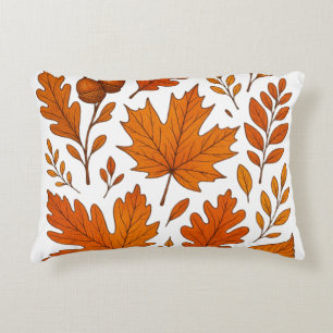 Botanischer Herbst - Vintage Herbstlaube Dekokissen