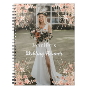 Botanischer Hochzeitsplaner Notizblock