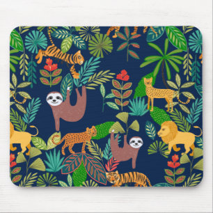 Botanischer Jungle Mousepad