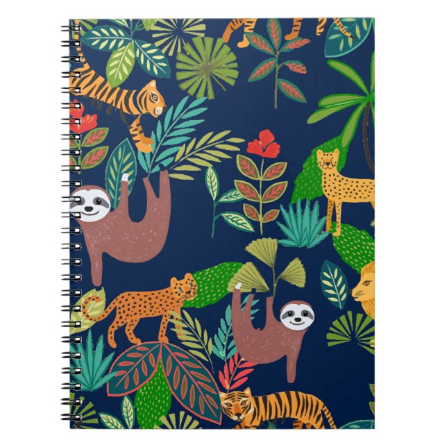 Botanischer Jungle Notizblock (Vorderseite)