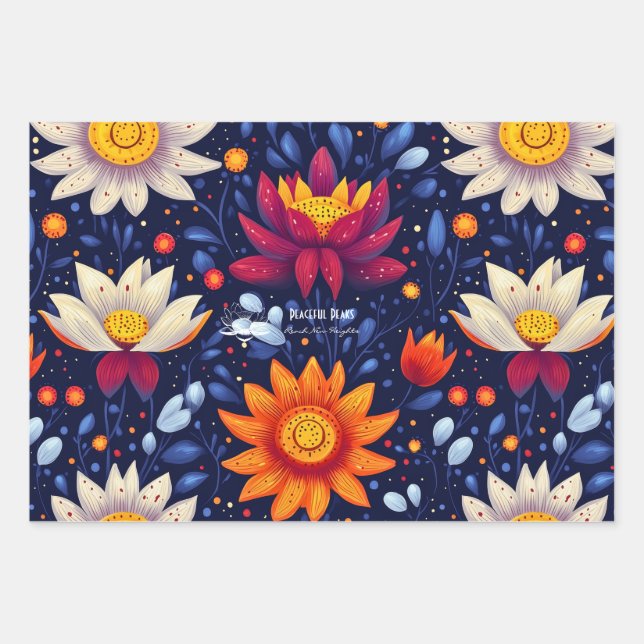 Botanischer Kaktus Design für Wellness Business Geschenkpapier Set (Vorderseite)