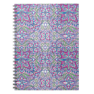 Botanischer Kaleido Bloom Notizblock