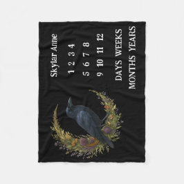 Botanischer Krummstein Fleecedecke