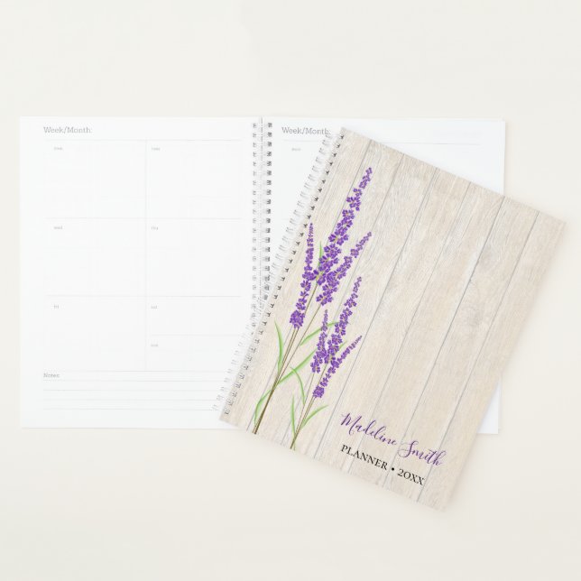 Botanischer Lavendel | Personalisierter Planer (Anzeige)