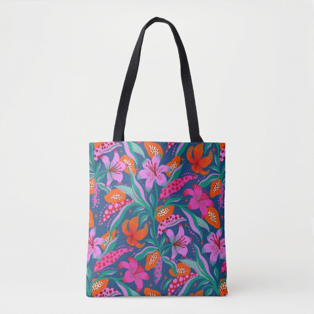 Botanischer, lebendiger Garten Tasche (Vorderseite)