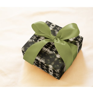 Botanischer Luxus   Palme Blatt Armee Grün Designe Geschenkpapier