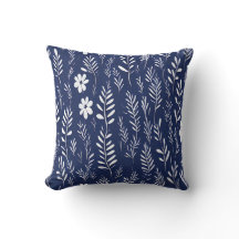 Botanischer Matisse-Blumenkissen