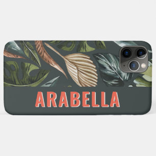 Botanischer personalisierter Name des tropischen B Case-Mate iPhone Hülle