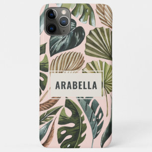 Botanischer personalisierter Name des tropischen B Case-Mate iPhone Hülle