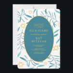 Botanischer Stern von David Bar Bat Mitzvah Einladung<br><div class="desc">Perfekte Karte, um eine Fledermausmitzvah, Bar mitzvah oder andere jüdische Feier anzukündigen! Handgemachte Aquarellkunst für Sie auf der Vorder- und Rückseite! Vollständig anpassbar! Klicken Sie auf "Personalisieren" oben, um den Text zu bearbeiten. Klicken Sie auf "Bearbeiten mit dem Design-Tool", um die Schriftart, Farben und Platzierungen anzupassen und das Design auf...</div>