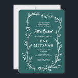 Botanischer Stern von David Bar Bat Mitzvah Einladung<br><div class="desc">Perfekte Karte, um eine Fledermausmitzvah, Bar mitzvah oder andere jüdische Feier anzukündigen! Handgezeichnete, zarte Blättertramkunst für Sie! Vollständig anpassbar! Klicken Sie auf "Personalisieren" oben, um den Text zu bearbeiten. Klicken Sie auf "Bearbeiten mit dem Design-Tool", um die Schriftart, Farben und Platzierungen anzupassen und um Text zum hinteren Seitendesign hinzuzufügen, wenn...</div>